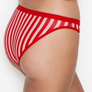 VS Bikini Pink Red Stripes NWT Victoria’s Secret